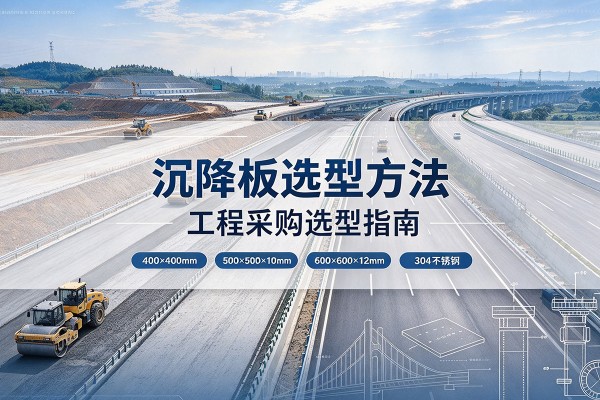 松桃沉降板选择方法