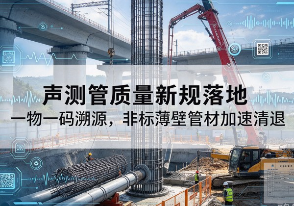 松桃声测管质量新规落地，一物一码溯源，非标薄壁管材加速清退