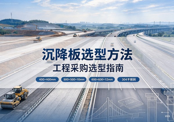 松桃沉降板选择方法